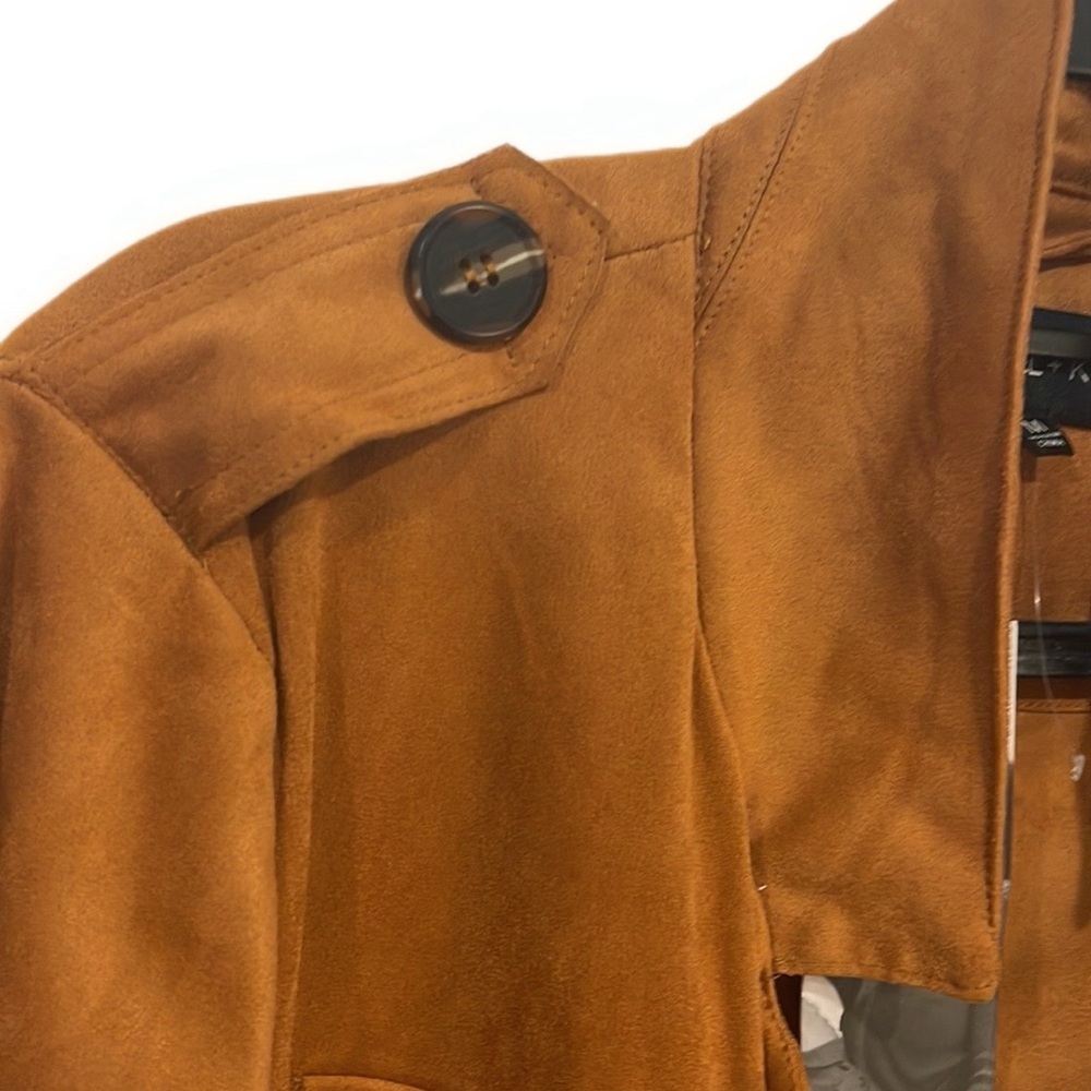 Kendall + Kylie Cognac Drawstring Jacket - Picture 3 of 4
